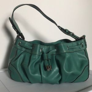 Slouchy green purse